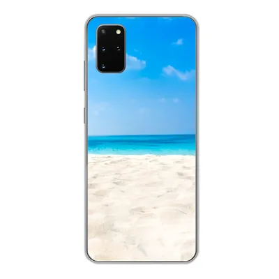 Produktbild von MuchoWow® Handyhülle Schutzhülle Hülle für Samsung Galaxy S20 Plus Strand - Meer - Sand Silikon Softcase Handy Hülle - Hartschale