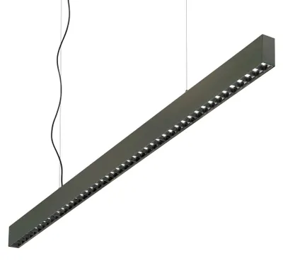 Obrázok produktu pre Závesné LED svietidlo Ideal Lux OFFICE SP 3000K BK 271187 30 W 2800 lm 3000 K IP20 120 cm čierne
