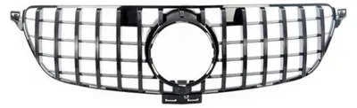 Zdjęcie produktu dla Grill chłodnicy, czarny, pasujący do Mercedes W166 C292, modele sportowe Panamericana GT, lata produkcji 2015-2018
