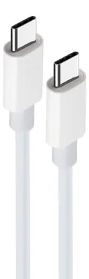 Image de câble de charge de 1m 100W USB-C - Câble de charge rapide USB-C Câble de données Câble de charge pour téléphone portable Blanc