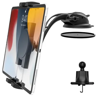 Produktbild von 3-in-1 Auto Tablet Halter für Armaturenbrett und Lüftung