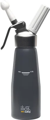 Produktbild von Ilios Bakery Sahneapparat Aluminium, Inhalt: 0,50 Liter, anthrazit