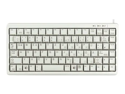 Obrázok produktu pre Cherry Kompakt-Tastatur Grau Deutsch Kabelgebunden