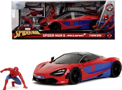 Produktbild von SIMBA Spiderman McLaren 1:24 mit Figur 322-5034