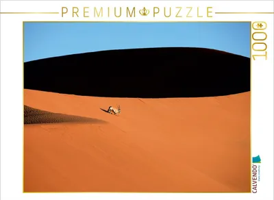 Produktbild von Calvendo Oryxantilope im Dünenmeer des Sossusvlei 1000 Teile Puzzle quer 640x480mm, Werner Altner Dr.; 7393840