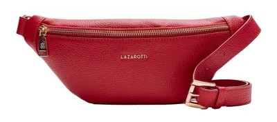 Produktbild von Lazarotti Leder Gürteltasche Umhängetasche Bologna Leather Belt Bag Red rot