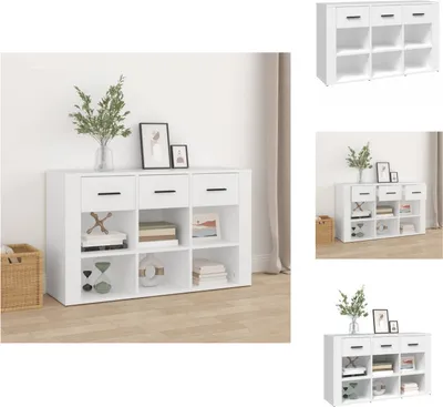 Zdjęcie produktu dla vidaXL Kredens biały 100x30x59,5 cm materiał drewnopochodny - Kredensy