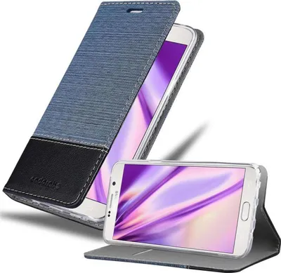 Obrázek produktu pro Pouzdro Cadorabo pro Samsung Galaxy NOTE 5 Protective Cover in Blue Pouzdro na mobilní telefon Book Case Cover