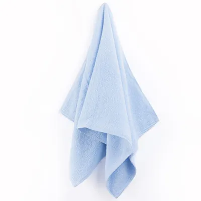 Produktbild von Großes Badehandtuch 70x140 cm – Baumwolle Frottee, saugstark, Hotelqualität, Blau