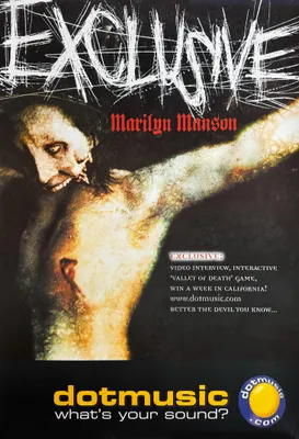 Zdjęcie produktu dla Marilyn Manson - Ekskluzywny plakat - 51x76 cm