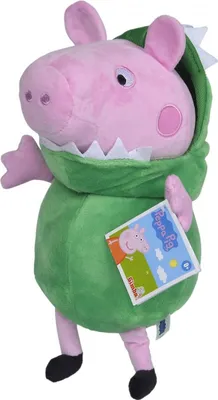 Produktbild von Świnka Peppa Peppa Pig, Plüsch George Dino 28 cm Simba