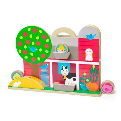 Produktbild von Melissa & Doug Holz-Bauernhof - Lernspielzeug fr Kleinkinder - Go Tots