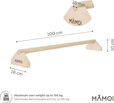 Produktbild von Balanční kladina MAMOI 100 cm, balanční kameny, balanční kladiny, balanční kameny pro děti i dospělé.