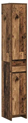 Immagine prodotto di vidaXL Mobile da bagno in legno riciclato 30 x 33 x 190 cm in materiale composito