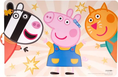 Produktbild von Stor Einzeldecke Peppa Pig Kindness Counts, Kunststoff, Multicolore, Talla única