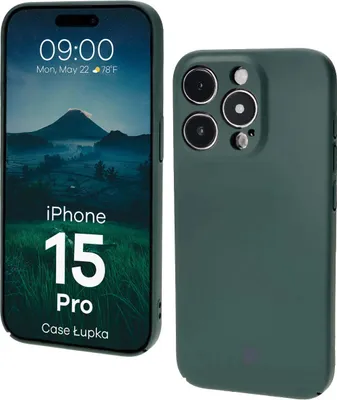 Produktbild von Bizon Case Lupka Apple iPhone 15 Pro grün