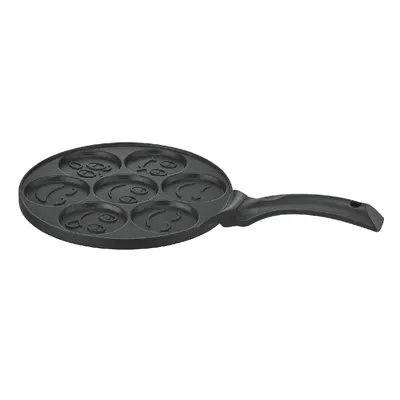 Produktbild von Kitchenfun 13878274, Rund, Schwenkpfanne, Schwarz, Aluminium, Keramik, Gas, Halogen, Induktion, Versiegelte Platte, 26 cm