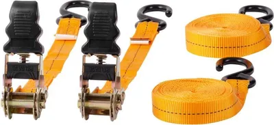 Image de Sangle d'arrimage Strend Pro, a cliquet, 25 mm, L-4,5 m, max. 500 kg, pack de 2 pieces