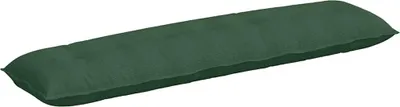 Image de Coussin lombaire vert jungle, 200 x 50 cm, en tissu cord