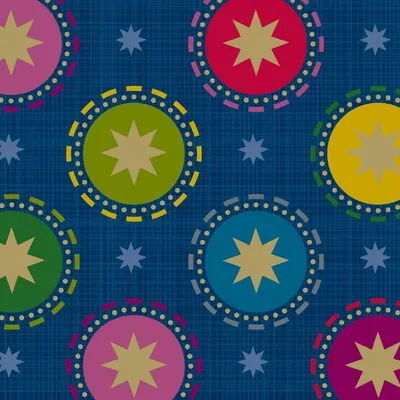 Produktbild von Minikarte Artebene Weihnachten Dots 1001 Nacht 8x8 cm mit Umschlag