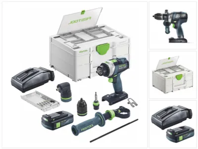 Produktbild von Festool TPC 18/4 I-Basic-Set Akku Schlagbohrschrauber 18 V 75 Nm Brushless + 1x Akku 3,0 Ah + Ladegerät + Systainer