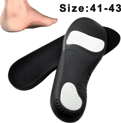 Produktbild von Orthopädische Schuheinlagen bei Plantarfasziitis, Sportschuheinlagen für Damen und Herren, Gel-Komfort-Einlegesohlen mit Fußgewölbeunterstützung, Linderung von Senkfüßen, Plattfüßen, Metatarsalgie, Pronation, Fersenschmerzen…