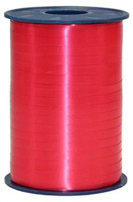 Immagine prodotto di Nastro arricciante rosso liscio 500 m