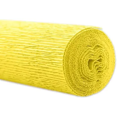 Produktbild von Gärtnerkrepp 50x250cm 128g/qm hellgelb