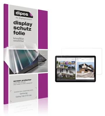 Produktbild von 2x Schutzfolie für Samsung Galaxy Tab S10 Lite klar Displayschutzfolie Folie Display Schutz dipos
