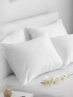 Kissenbezug Pillowcase 2pcs 80x80 Weiß - TOLLzWOOD