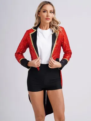 Zirkus Direktor Kostüm Weste - Samt Weste Für Mottopartys & Karneval