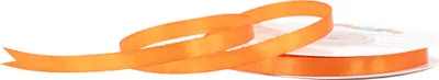 Produktbild von Satinband 6mm x 25m Rolle Orange