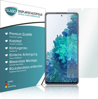 Produktbild von 4x Slabo Displayschutzfolie für Samsung Galaxy S20 FE (5G | LTE) KLAR "Crystal Clear" (verkleinerte Folien) Displayfolie Schutzfolie Folie