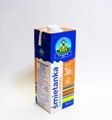 Produktbild von Śmietanka Łowicka Tortowa Uht 36% 1L Łowicz