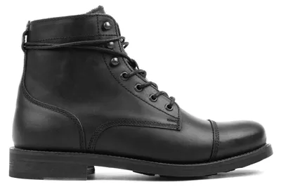 Immagine prodotto di Stivali da neve Nordland, modello "toe cap", da uomo, in pelle nera cerata