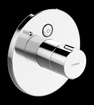 Immagine prodotto di HANSA HANSAELECTRA Robinet de douche, montage mural, fonctionnement sur pile, Bluetooth, 3 V, chrome, 81919009, 81919009