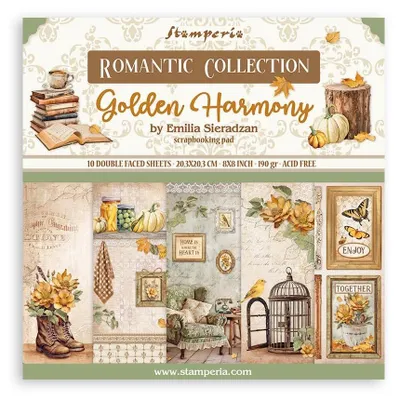 Produktbild von Stamperia – Papierblock für Scrapbooking, Alben, Kartenherstellung und Bullet Journaling