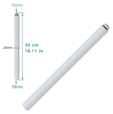 Imagen del producto de Varilla de extensión para ducha, 30 cm, acero inoxidable, para ducha