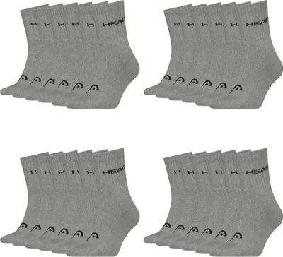 Produktbild von 12 Paar HEAD Uni Short Crew Socken Baumwolle Blend Sport Socks