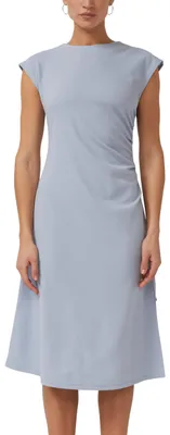 Produktbild von s.Oliver Damen Kleid – Midi, Slim Fit, Interlockjersey, ärmellos