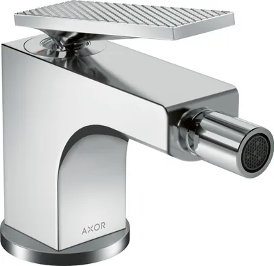 Produktbild von Einhebel-Bidetmischer AXOR CITTERIO m ZAG Hebelgriff Rautenschliff chrom Hebelgriff, Rautenschliff chrom