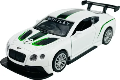 Immagine prodotto di MSZ Bentley Continental GT3 Bianco 1/43 Metallo Modello Auto Pressofuso Nuovo in Scatola