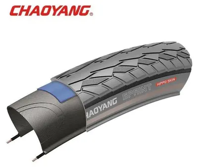 Produktbild von Chaoyang 28x1 5 8x1 3 8 (37-622) sprintgrauer Reflexfaden mit 1,5 mm Polyamid-Floc-Pannenschutz W211189