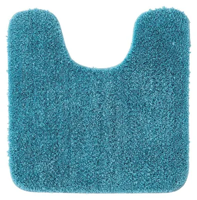 Produktbild von Badematte WC Vorleger U-Form Türkis 50x50 cm Mikrofaser Rutschfest