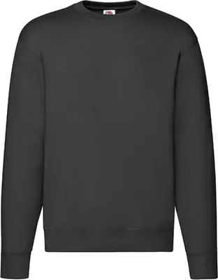 Produktbild von Fruit of the Loom 62-154-0 | Herren Premium Set-In-Sweat - Farbe: Black - Größe: M
