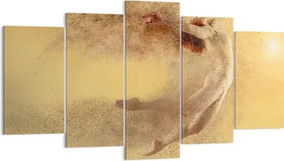 Produktbild von Bild auf Leinwand - Leinwandbild - Frau Abstraktion - 160x85cm - Wand Bild - Wanddeko - Wandbilder - Leinwanddruck - Bilder - Kunstdruck - Wanddekoration - Leinwand bilder - Wandkunst - EA160x85-4061
