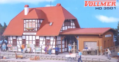 Produktbild von Vollmer 3501 Bahnhof "Spatzenhausen" Spur H0 in