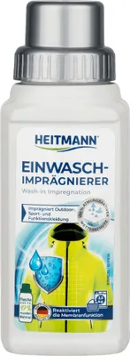 Produktbild von Heitmann Einwasch-Imprägnierer 250ml imprägniert Outdoor Kleidung (1er Pack)