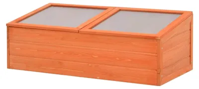 Produktbild von Frühbeet aus Holz 100x50x34 cm mit Abdeckung