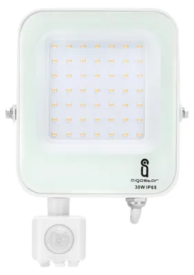 Produktbild von Glowster LED-Strahler mit weißem Sensor, 30 W